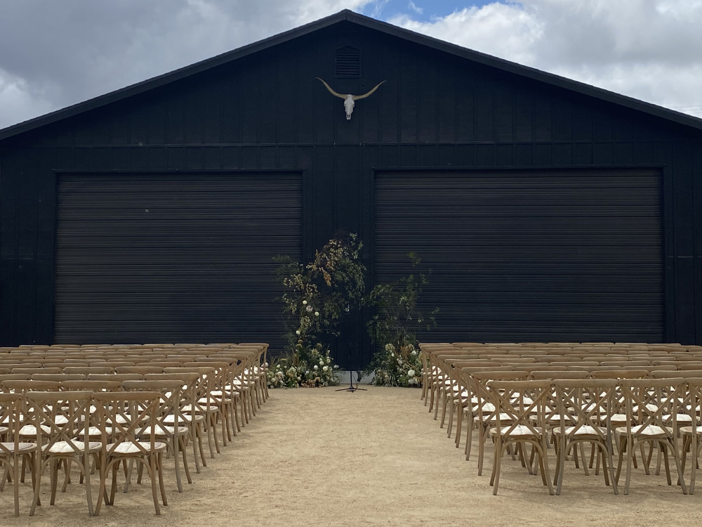 Ceremony at Barn