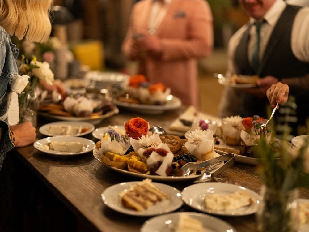 dessert spread