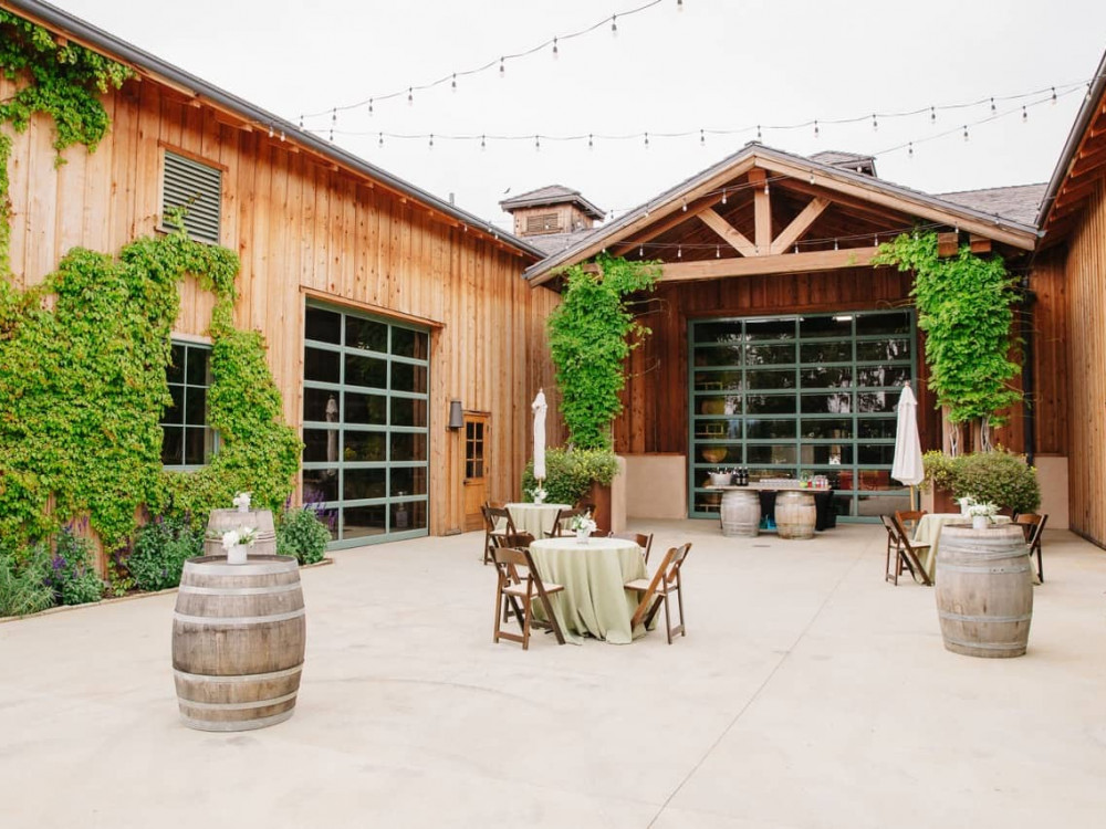 winery courtyard