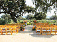 ceremony site with chairs Thumbnail